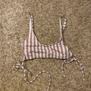LA hearts (PacSun) striped bikini top